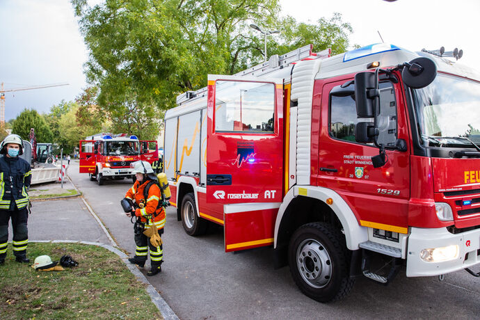 Feuerwehreinsatz Körnle, Winnenden-Schelmenholz, 04.10.2020.