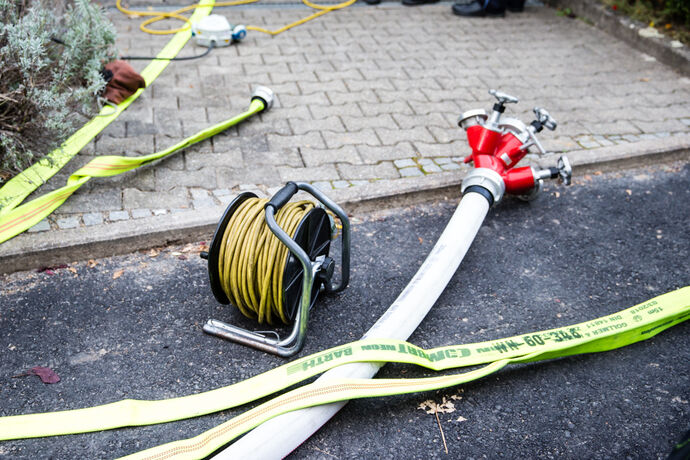 Feuerwehreinsatz Körnle, Winnenden-Schelmenholz, 04.10.2020.