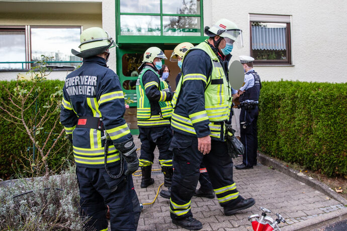 Feuerwehreinsatz Körnle, Winnenden-Schelmenholz, 04.10.2020.