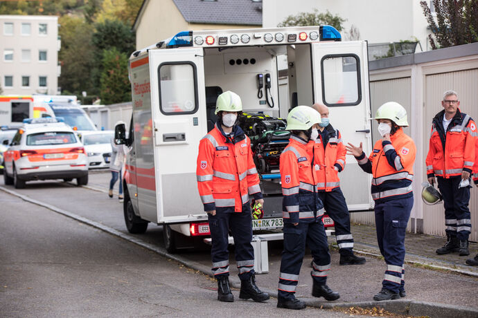 Feuerwehreinsatz Körnle, Winnenden-Schelmenholz, 04.10.2020.
