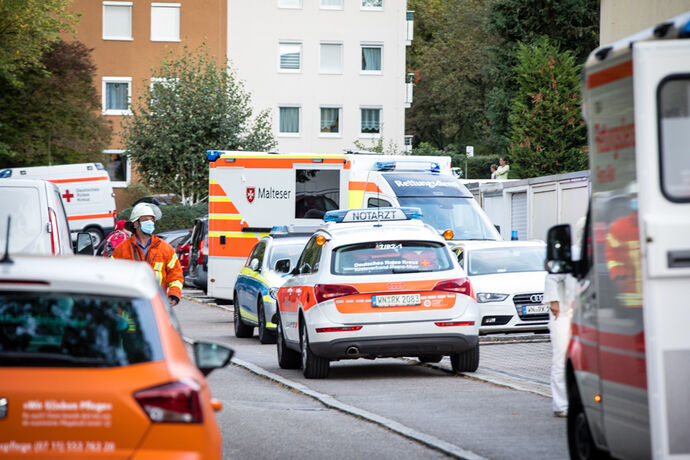 Feuerwehreinsatz Körnle, Winnenden-Schelmenholz, 04.10.2020.