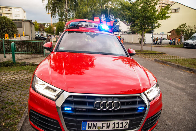 Feuerwehreinsatz Körnle, Winnenden-Schelmenholz, 04.10.2020.