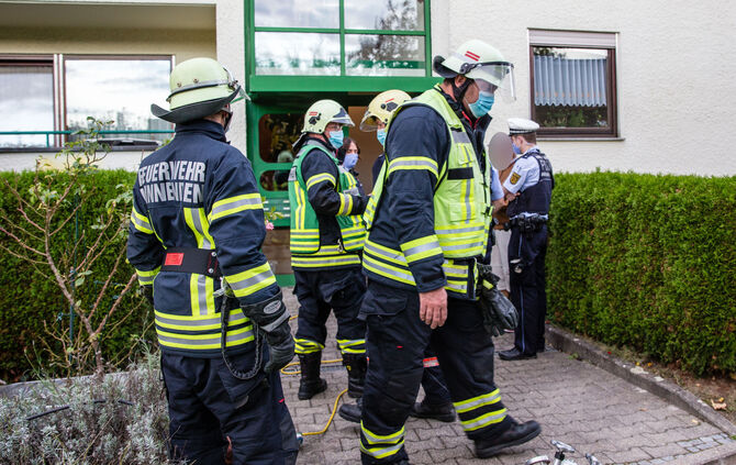 Feuerwehreinsatz Körnle, Winnenden-Schelmenholz, 04.10.2020.
