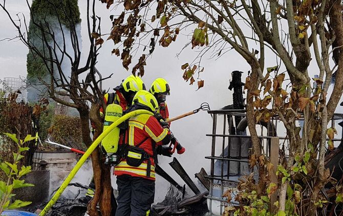 Welzheim Gartenhütte Brand 18.10.2019_0