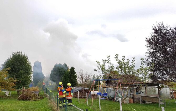 Welzheim Gartenhütte Brand 18.10.2019_4