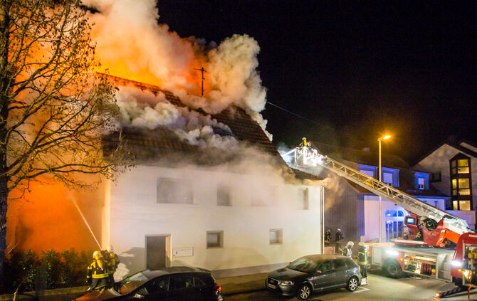 Großbrand in Hegnach - Bild 01_1