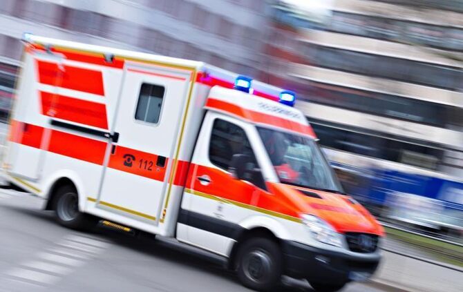 Rettungswagen im Einsatz
