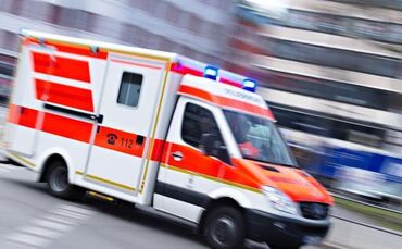 Rettungswagen im Einsatz