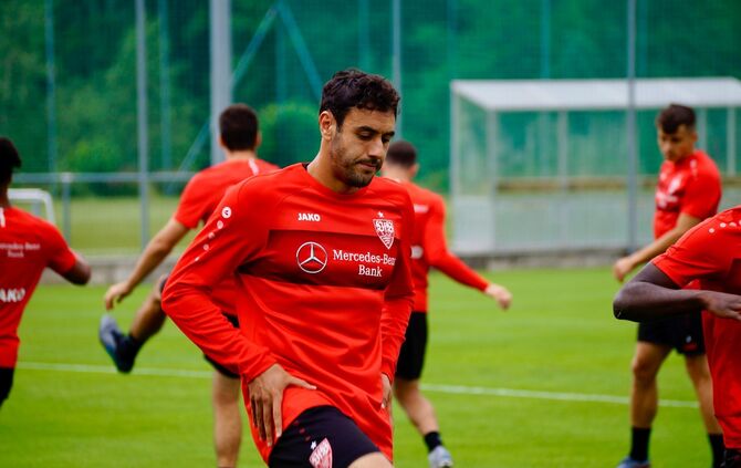 Vormittagseinheit VfB-Trainingslager in St. Gallen_08.07.2019_4