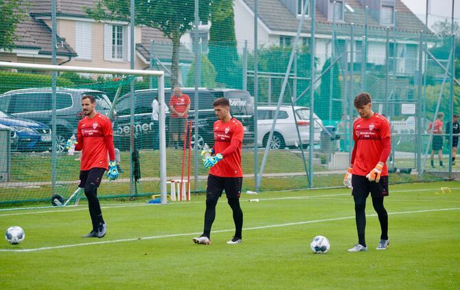 Vormittagseinheit VfB-Trainingslager in St. Gallen_08.07.2019_7