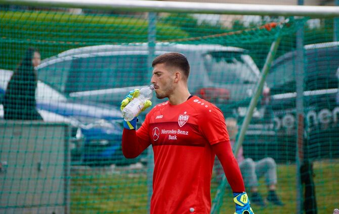 Vormittagseinheit VfB-Trainingslager in St. Gallen_08.07.2019_8