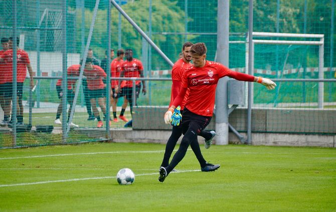 Vormittagseinheit VfB-Trainingslager in St. Gallen_08.07.2019_10