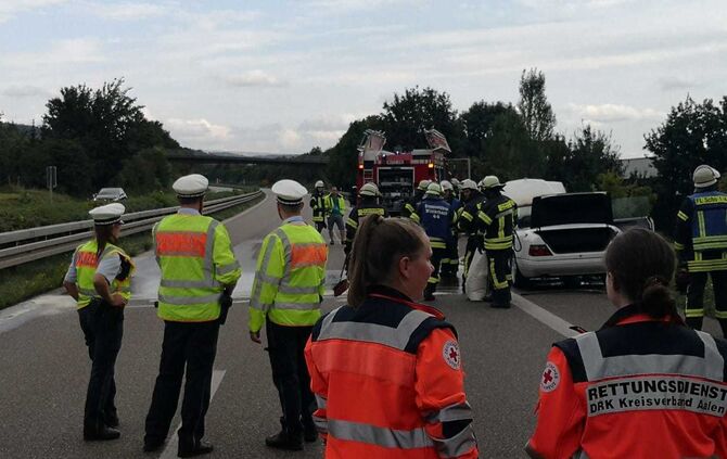 Fahrzeugbrand B29 bei Schorndorf_0