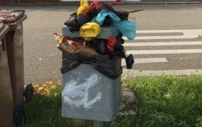 Mülleimer Schellingstraße