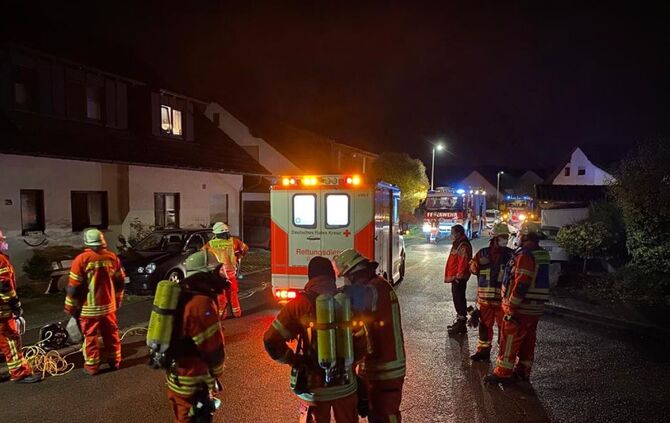 Nach einem Gasunfall in Auenwald kam es zu einem größeren Feuerwehreinsatz