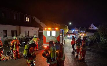 Nach einem Gasunfall in Auenwald kam es zu einem größeren Feuerwehreinsatz