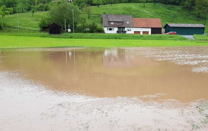 Hochwasser 20190521 Wieslauf Rudersberg Oberndorf_6