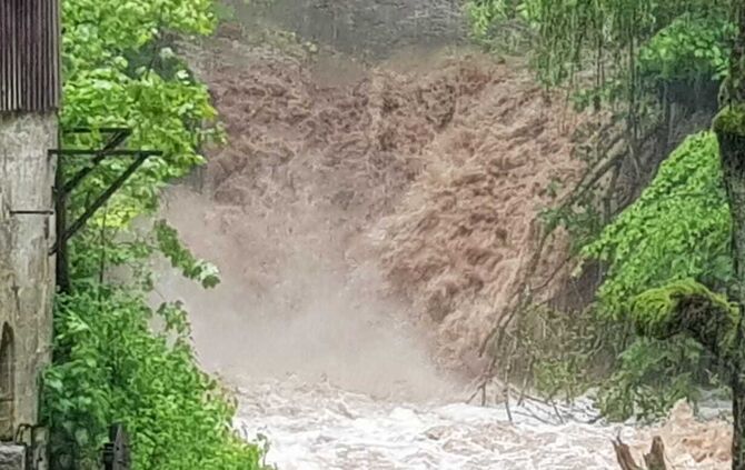 Hochwasser 20190521 Wieslauf an der Klingenmühle_7