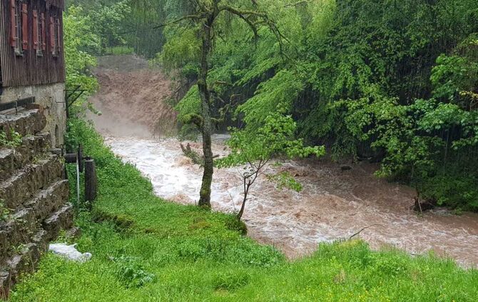 Hochwasser 20190521 Wieslauf an der Klingenmühle_11