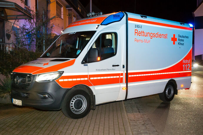 Brand in Küche, Mühlstr., Burgstetten-Burgstall; 12.11.2020.