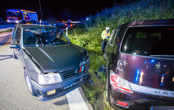 Ein Verletzter nach Unfall auf B14 - Bild 12_2