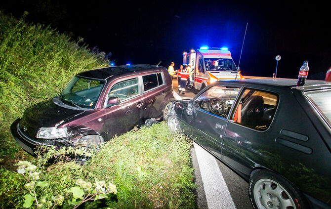 Ein Verletzter nach Unfall auf B14 - Bild 11_3