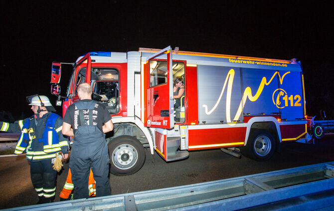 Ein Verletzter nach Unfall auf B14 - Bild 02_11