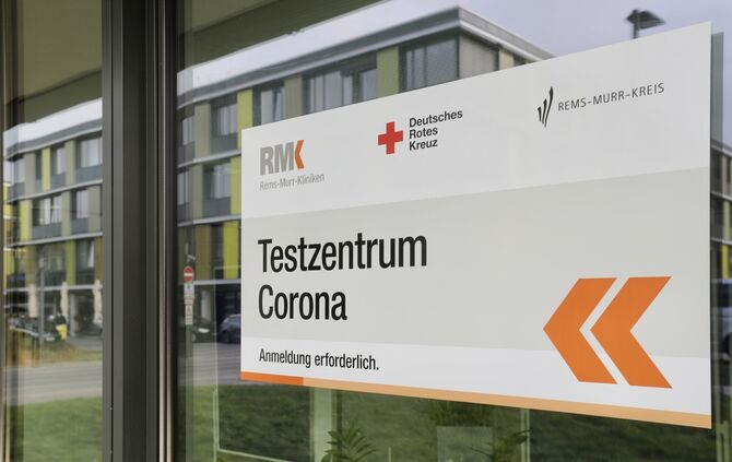 Corona-Testzentrum Winnenden
