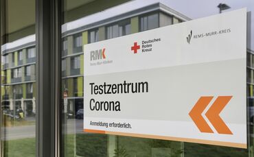 Corona-Testzentrum Winnenden
