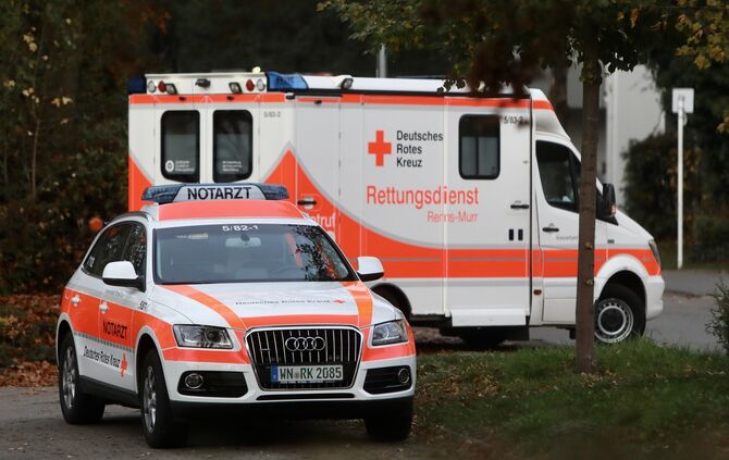 Blaulicht retungswagen notarzt drk 112 symbol symbolbild symbolfoto