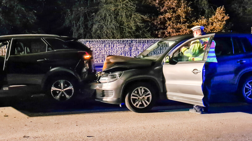 Unfall, L1150, Schorndorf-Haubersbronn, 18.11.2020.