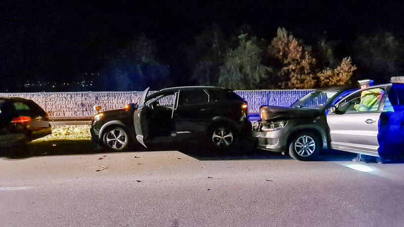 Unfall, L1150, Schorndorf-Haubersbronn, 18.11.2020.