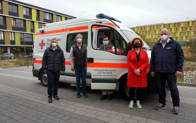 Mobile Schnelltesteinheit