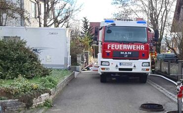 Feuerwehr, Aspach, Brand
