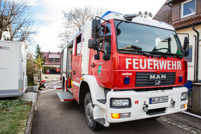 Kellerbrand, Hauffstr., Aspach-Großaspach, 22.11.2020.