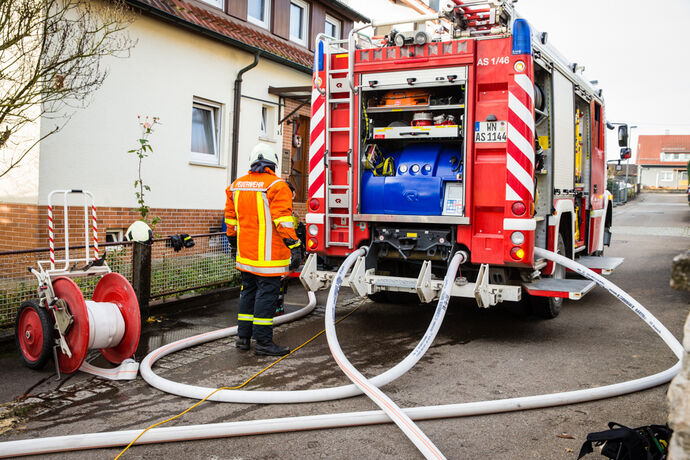 Kellerbrand, Hauffstr., Aspach-Großaspach, 22.11.2020.