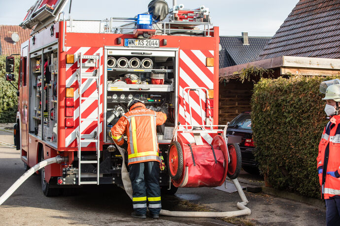 Kellerbrand, Hauffstr., Aspach-Großaspach, 22.11.2020.