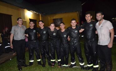 Maria-Elena Dubberke Vereidigung Taufe Feuerwehr für Paraguay_0