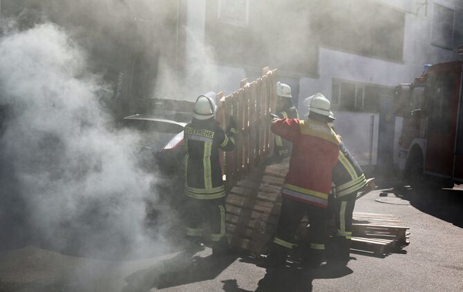 Plüderhausen Freiwillige Feuerwehr Übung Truppmannausbildung Schorndorf Ausbildung Grundausbildung_0