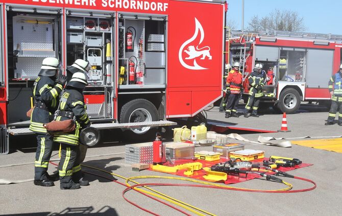 Plüderhausen Freiwillige Feuerwehr Übung Truppmannausbildung Schorndorf Ausbildung Grundausbildung_6