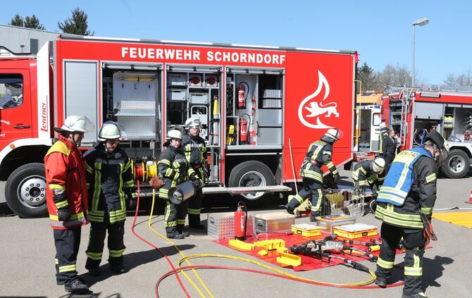 Plüderhausen Freiwillige Feuerwehr Übung Truppmannausbildung Schorndorf Ausbildung Grundausbildung_9