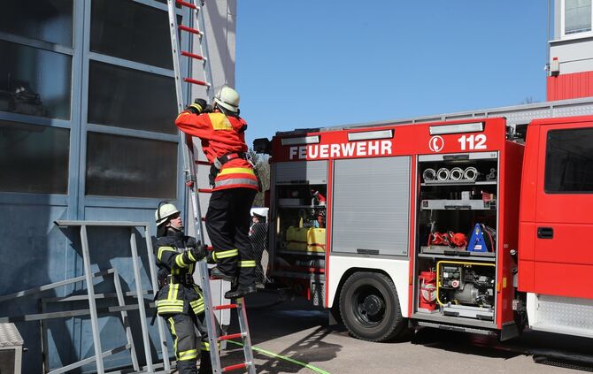 Plüderhausen Freiwillige Feuerwehr Übung Truppmannausbildung Schorndorf Ausbildung Grundausbildung_15