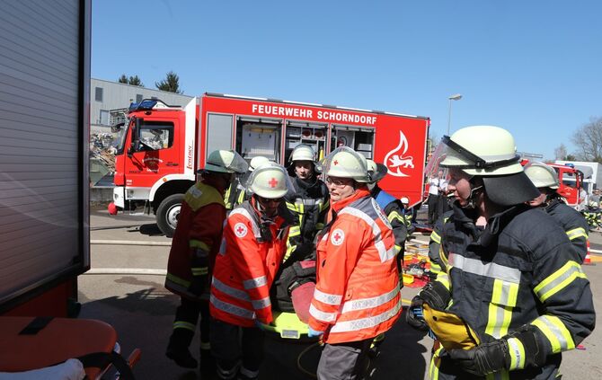 Plüderhausen Freiwillige Feuerwehr Übung Truppmannausbildung Schorndorf Ausbildung Grundausbildung_28
