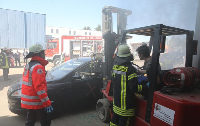 Plüderhausen Freiwillige Feuerwehr Übung Truppmannausbildung Schorndorf Ausbildung Grundausbildung_43