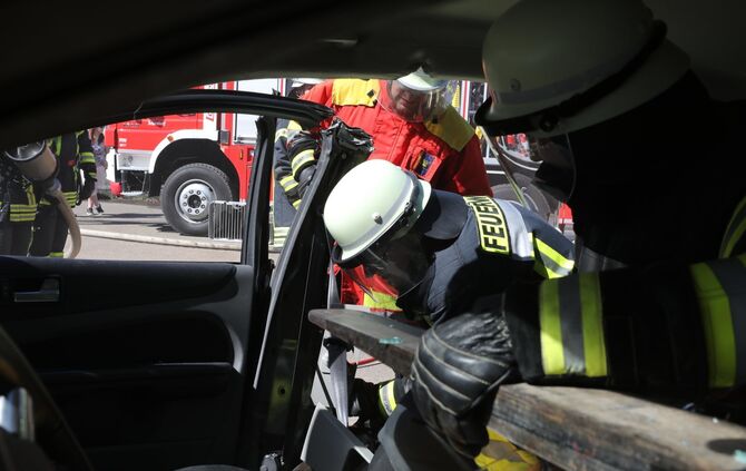 Plüderhausen Freiwillige Feuerwehr Übung Truppmannausbildung Schorndorf Ausbildung Grundausbildung_47