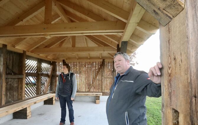 Unterstand haubersbronn