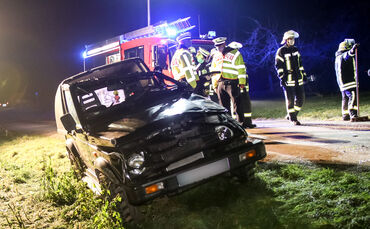 Unfall, K1916, Schorndorf-Schornbach - Berglen-Birkenweißbuch, 30.11.2020.