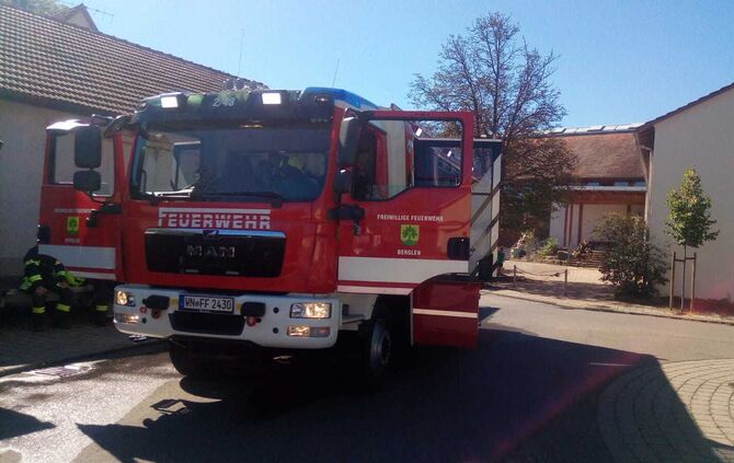 Kellerbrand in Sporthalle Berglen-Steinach_0