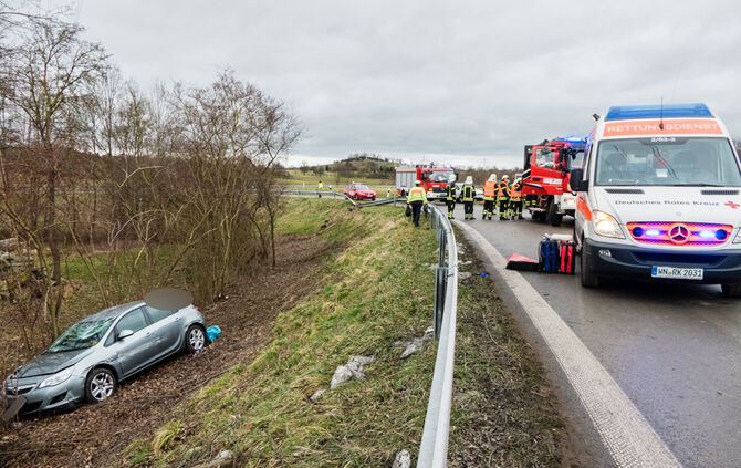 Schwerer Unfall auf B14_0