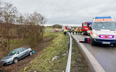 Schwerer Unfall auf B14_0